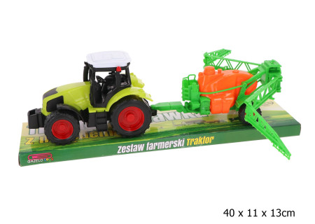 Traktor z maszyną rolniczą 402963, 018317