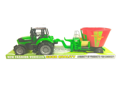 Traktor  666-114C z wozem paszowym797747, 969055