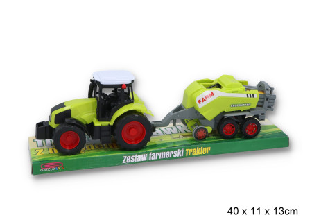 Traktor z maszyną fashion klosz 404443, 405575, 148912, 111894